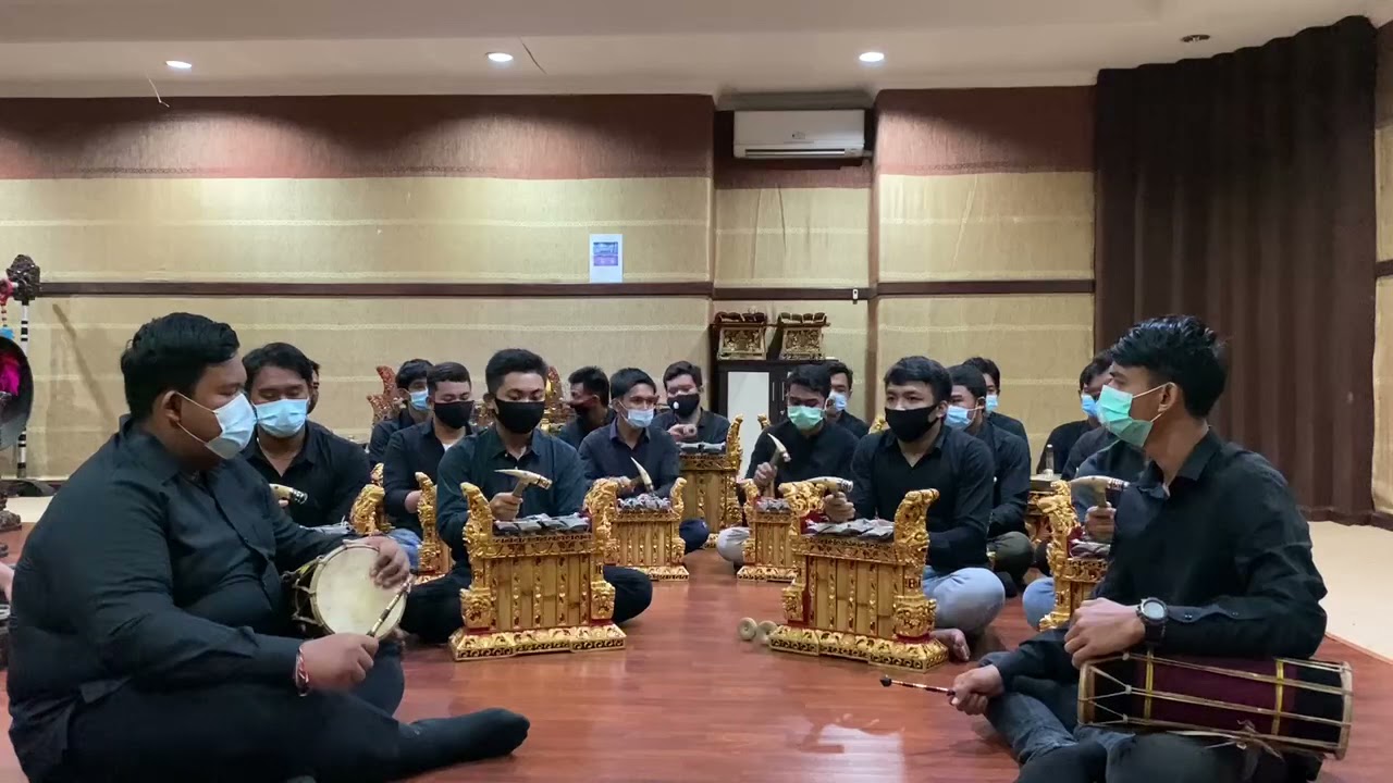 Tabuh Angklung Galang Kangin. ISI Denpasar