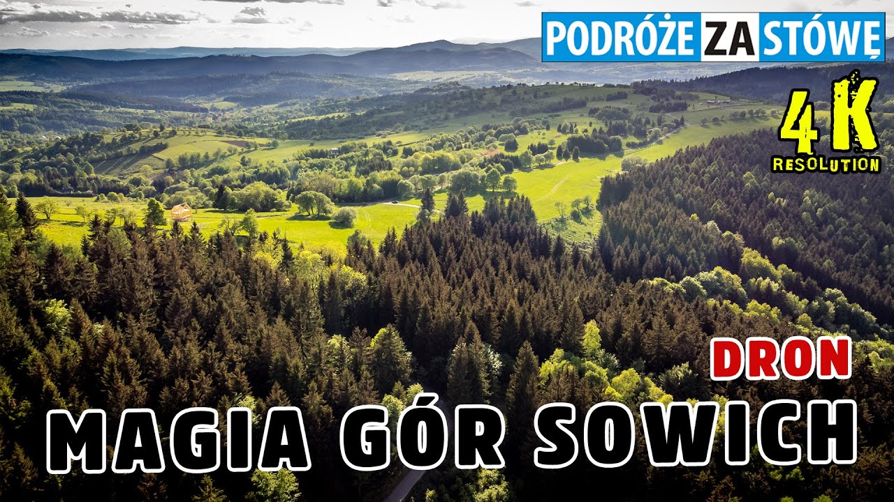 Góry Sowie w lecie - niesamowita magia Riese. DRON 4K Polskie góry. RZECZKA
