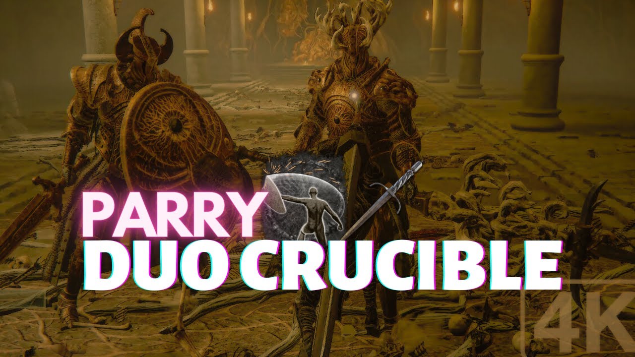 ELDEN RING  - Crucible Knight Duo | Dagger Parry Only - No Damage