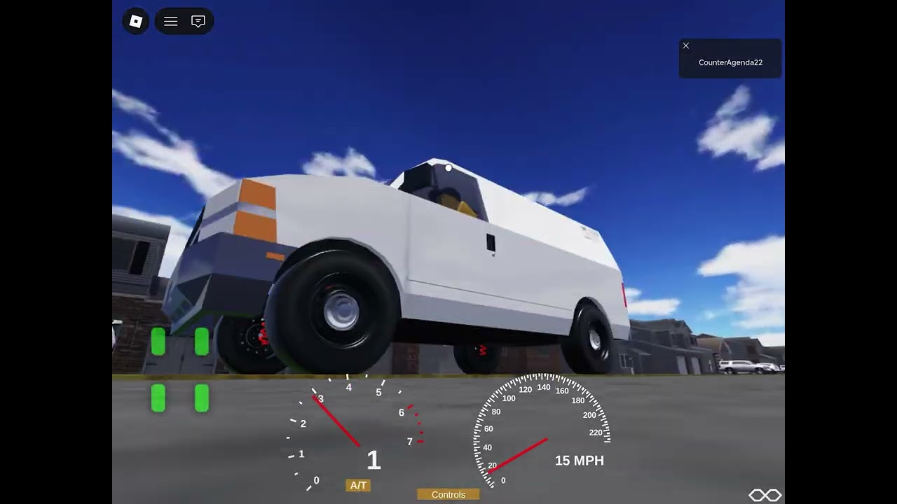Yummy ice cream truck in Roblox.