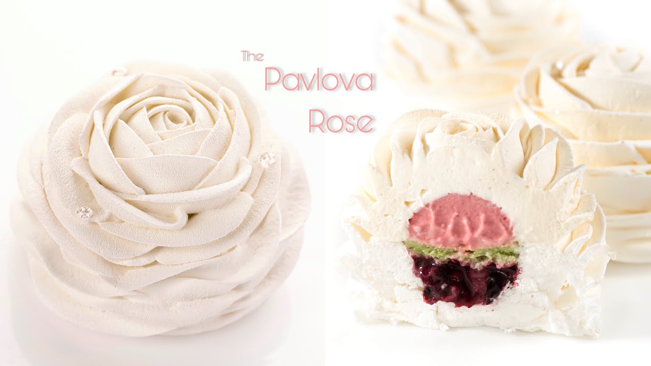 The rose Pavlova