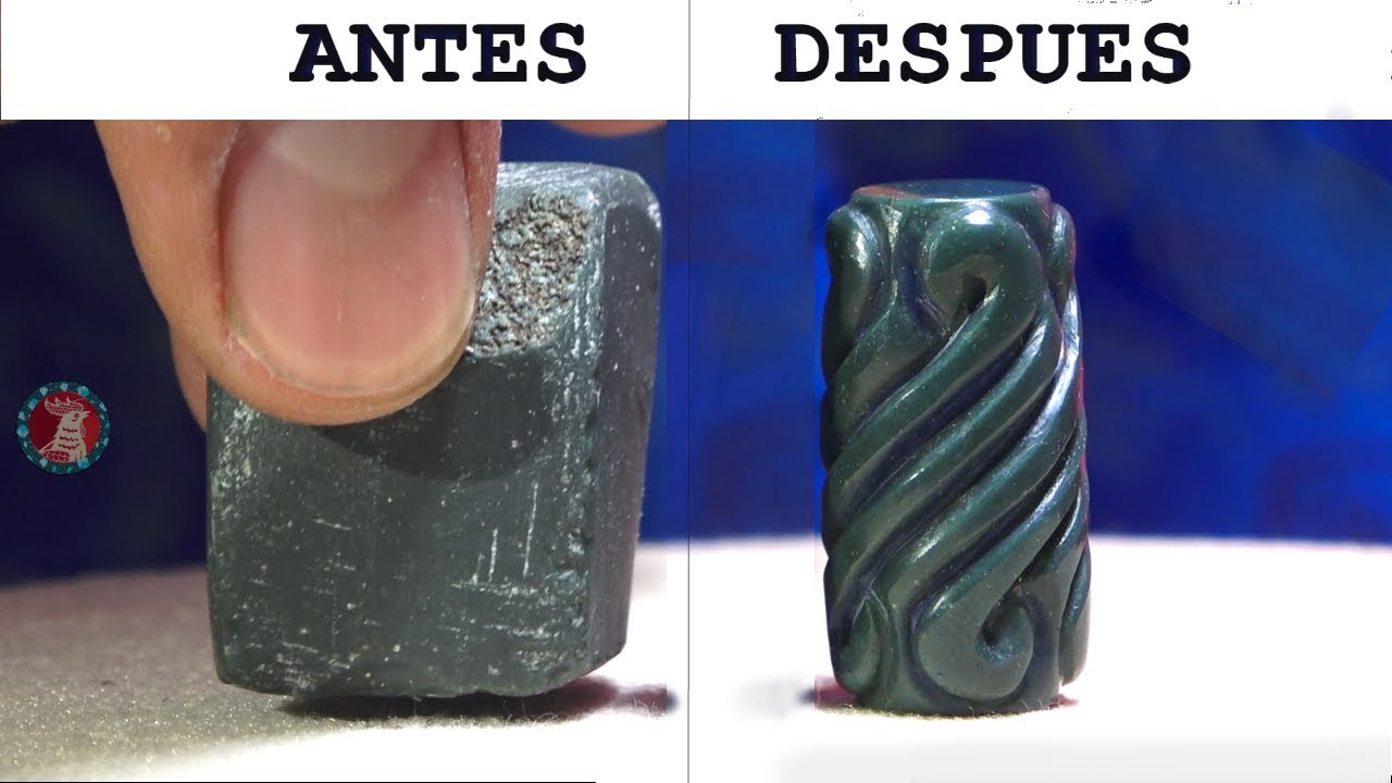 Como hacer un Relieve Grabado en piedra - rock beads