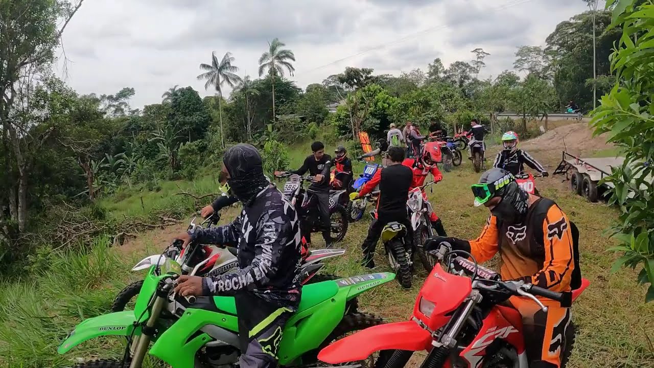 Ruta Enduro Orito con los amigos del Valle del Guamuez en Ruta 45 el Rey 