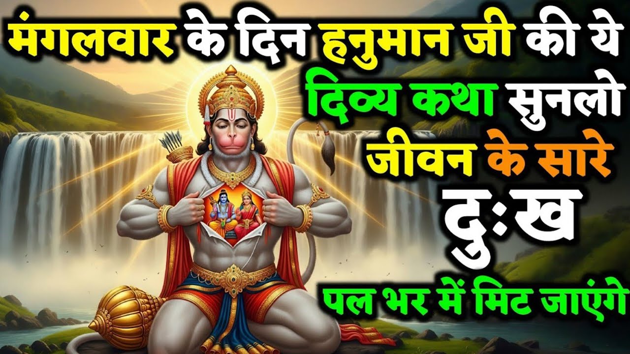 मंगलवार हनुमान कथा | भय, संकट और कष्ट नाश करने वाली संपूर्ण भक्तिमय कथा | Hanuman Katha Tuesday