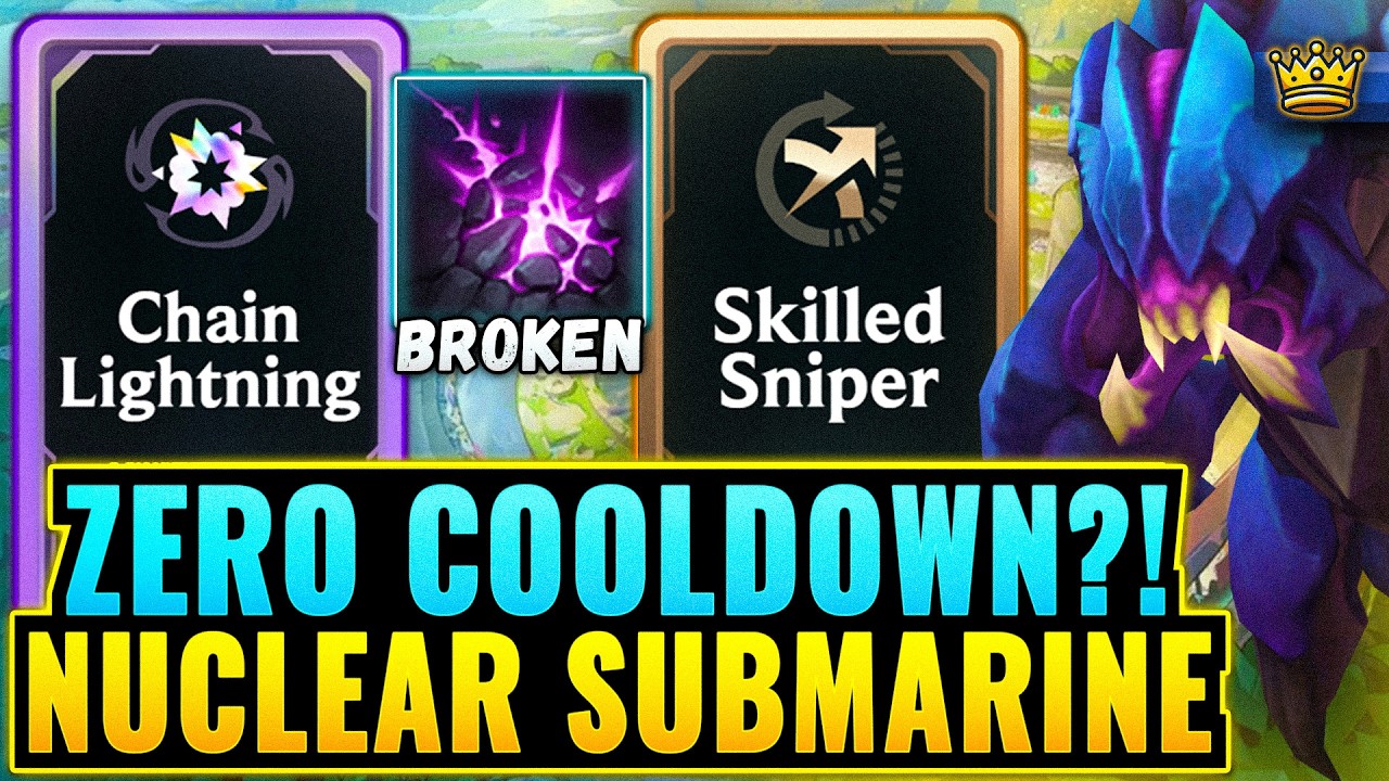 Zero CD Nuclear Submarine: Double Chained Sniper Damage | League Arena Gameplay