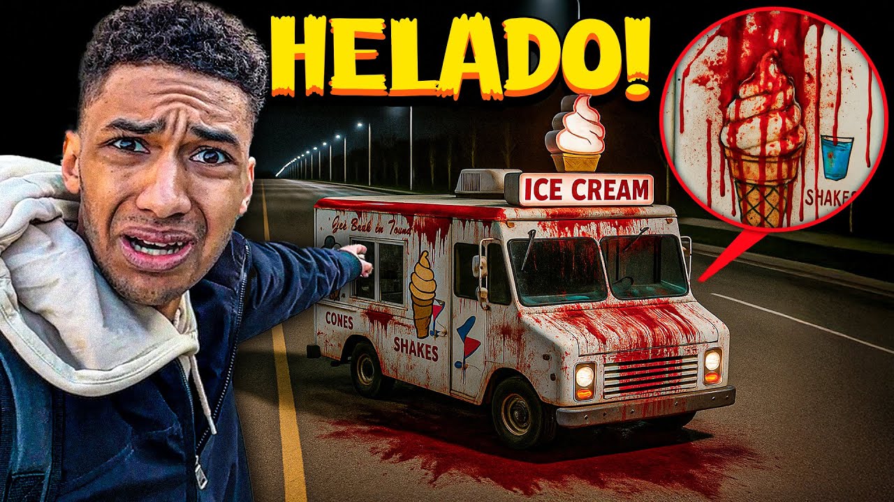 SI ve SANGRE en el CAMIÓN DE HELADOS por la NOCHE, DEBE CORRER y PEDIR AYUDA...