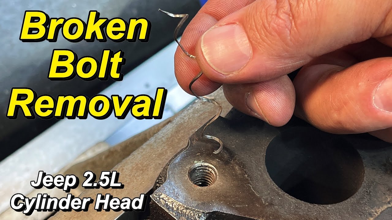 Broken Bolt Removal in Jeep Cylinder Head