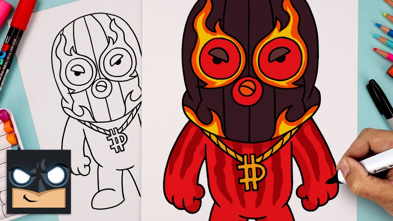 How To Draw Chamoy Big Dill | Fortnite