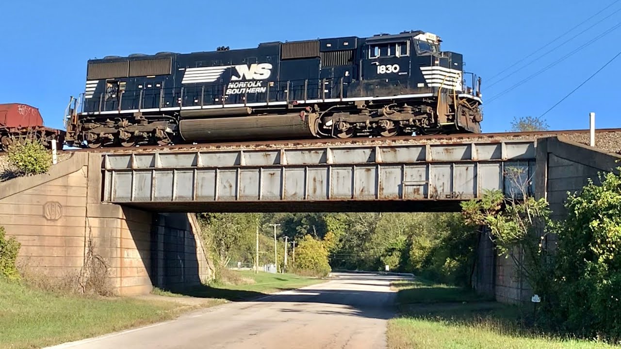 Railroad Bridges, Millions Of Bird Nests, Norfolk Southern Trains & Surprise CSX, Rock Train Chase!
