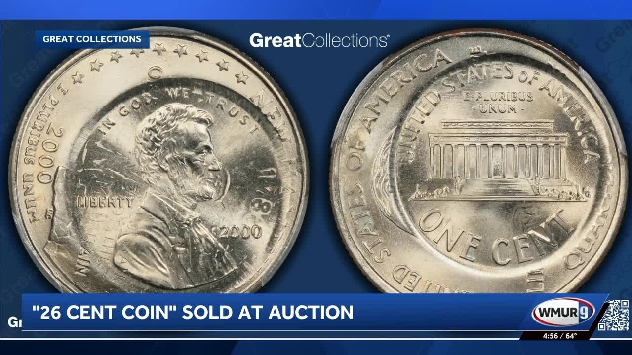 &ldquo;26-cent&rdquo; coin sold at auction for $15,000