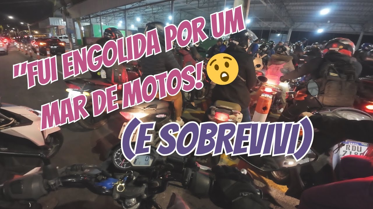 FUI ENGOLIDA PELO MAR DE MOTOS NO FERRY BOAT! (E SOBREVIVI PARA CONTAR)
