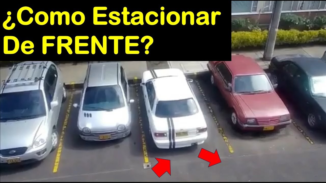 ¿Como Estacionar de frente? y después sacarlo en reversa del parqueadero aprende a conducir fácil