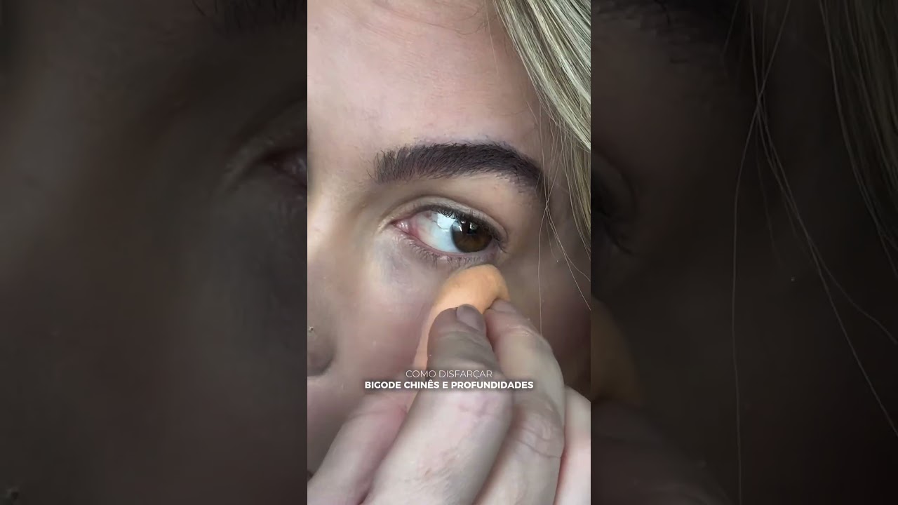 Como esconder bigode chin&ecirc;s e profundidades! #alicesalazar #maquiagem #makeup