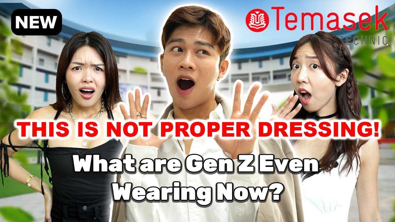 What are Gen Z Even Wearing? Crashing Temasek Poly with Caydences | Gen Z Crash Course