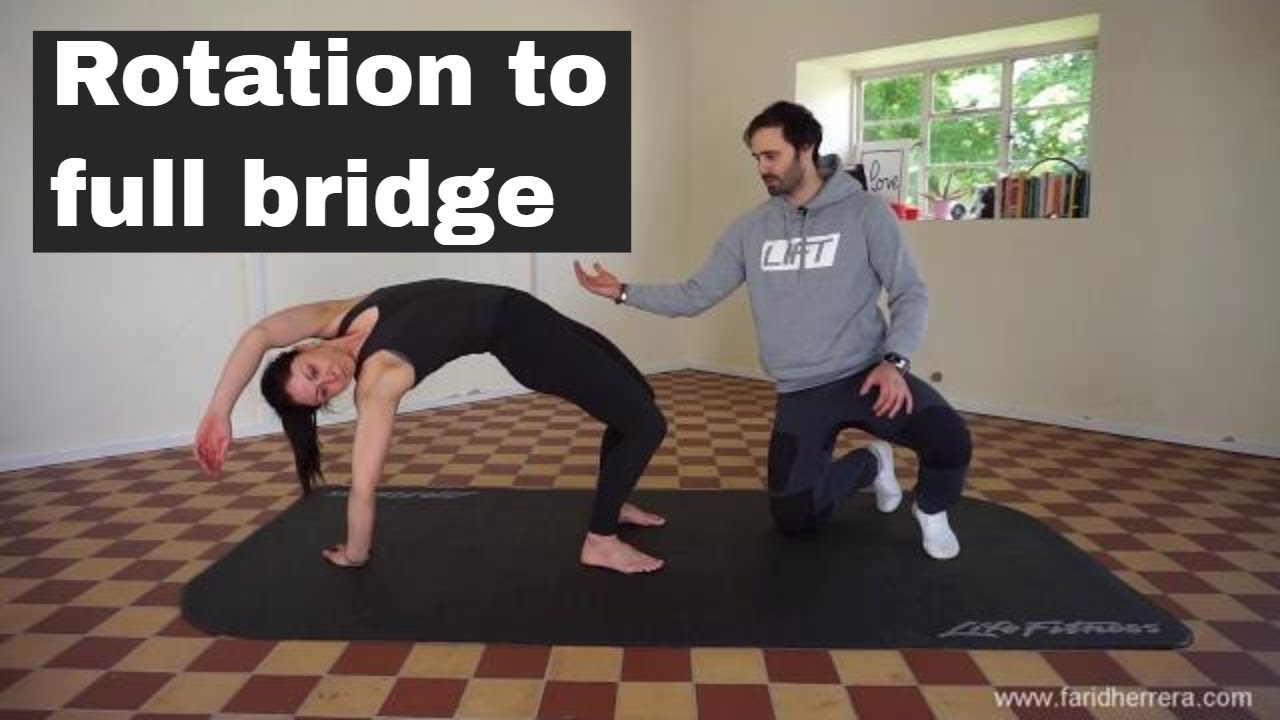 Movement Training Transition: Rotation to full bridge Wheel Pose Back Bend