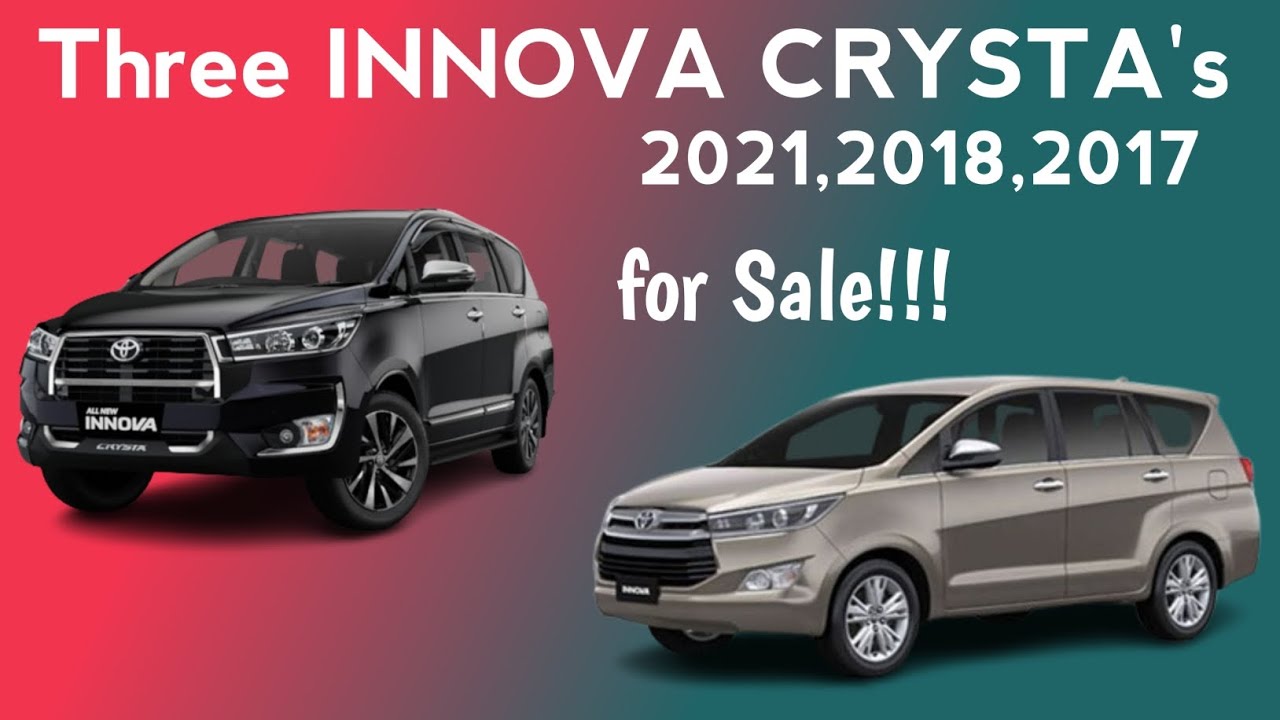 INNOVA CRYSTA's for sale at ORANGE CARZ 