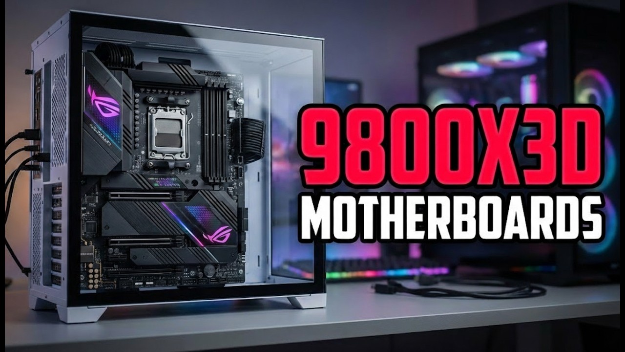 TOP 5 Best Motherboards for Ryzen 7 9800X3D 2026