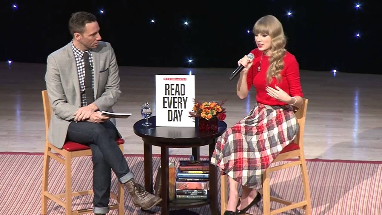 Taylor Swift Live Webcast  Read Every Day Lead a Better Life