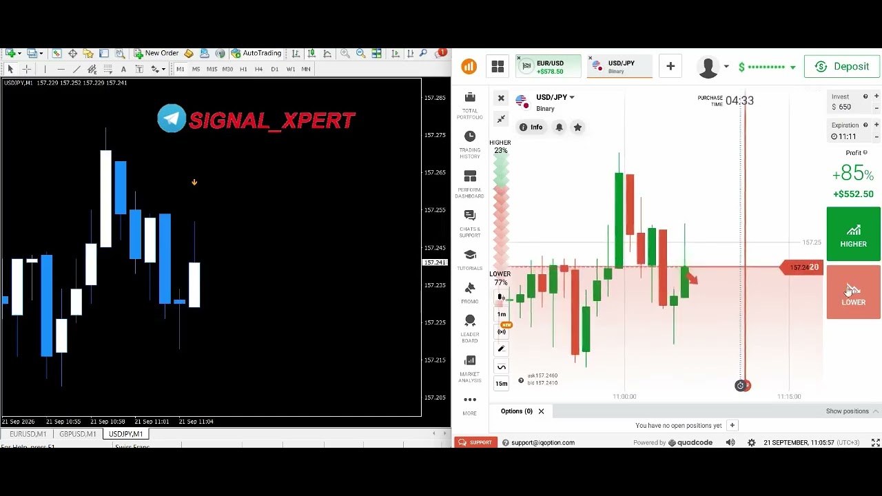 MT4 99.9% Accuracy Binary Option Indicator | Live IQOPTION Live Trading | SIGNAL XPERT