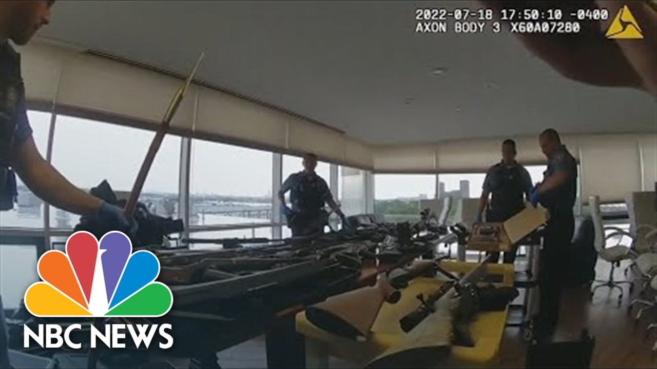 Bodycam Footage Shows Weapons Cache Found At N.J. Hospital