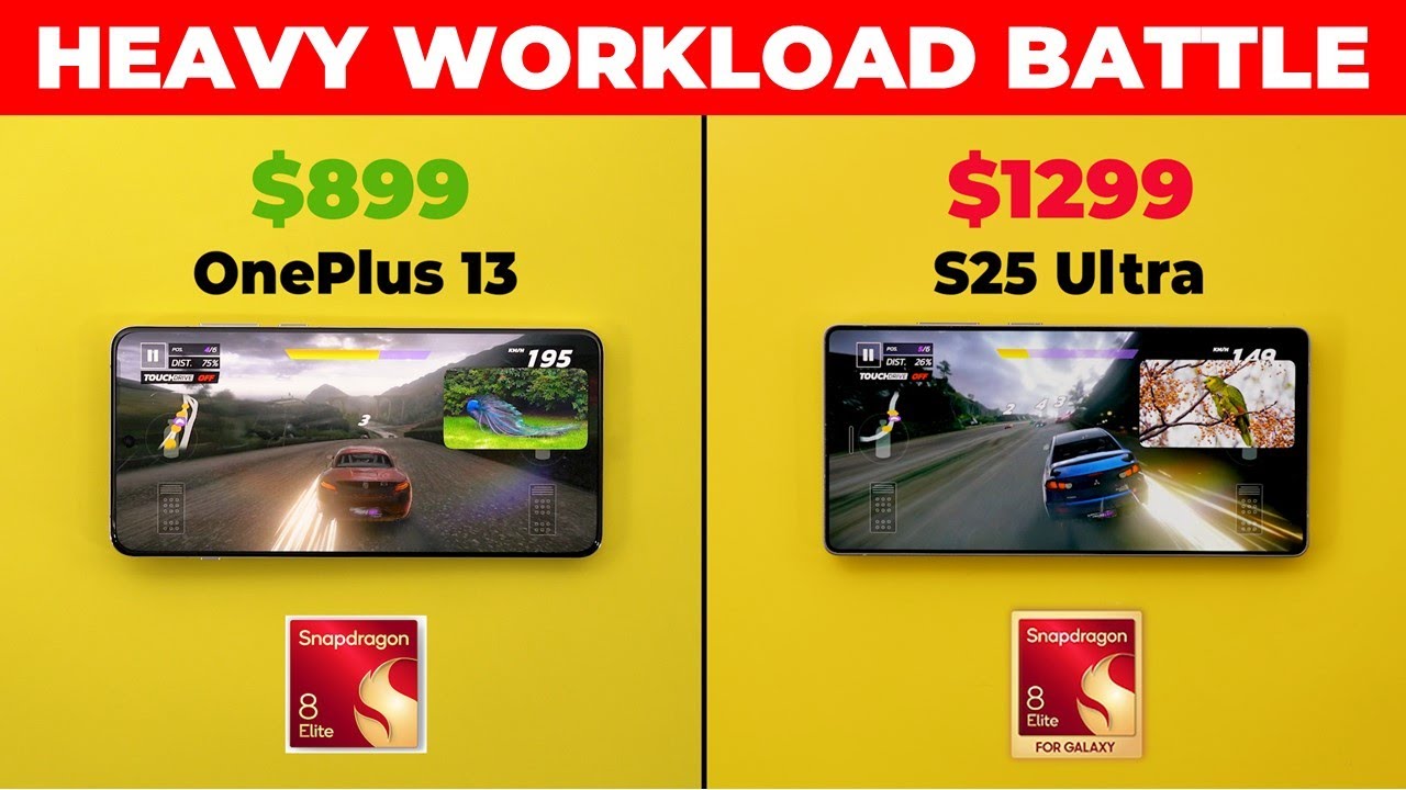S25 Ultra vs OnePlus 13 - Samsung Has No Excuse! (Heavy Workload Test)