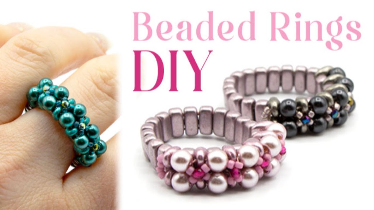DIY Watch How Easy it is To Make These Beaded Rings