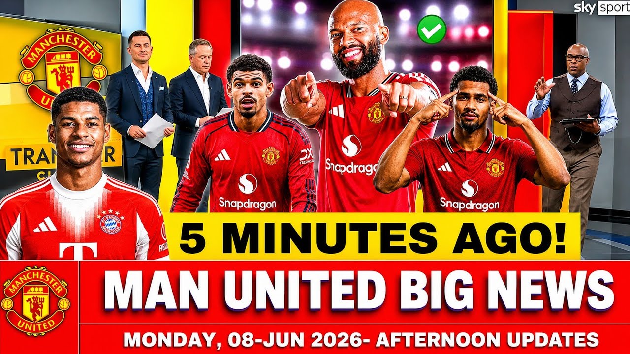 🚨This MONDAY 100% RATIFIED ✅Man United Transfer News NEWLY ENDORSED📈Thiago, Gibbs..& Rashy situation