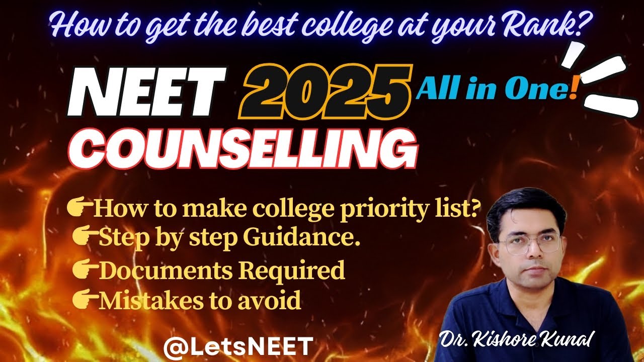NEET UG 2025 Counselling: How to Make the Best Preference List | Step-by-Step Guide @LetsNEET