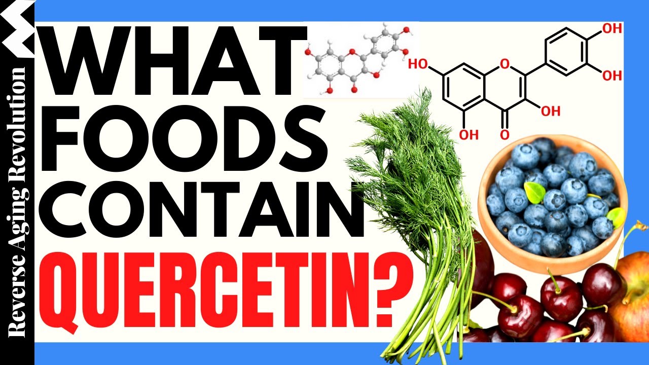 WHAT NATURAL FOODS Contain QUERCETIN? | Senolytic & SIRT1 Activator | Reverse Aging Revolution