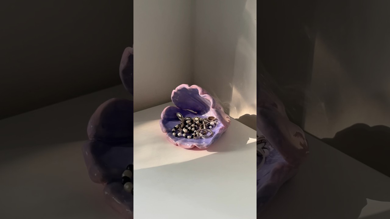 DIY Shell tray for your jewelry