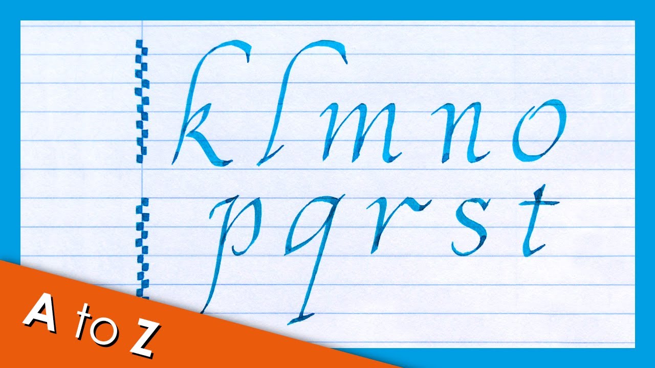 Caligrafía CANCILLERESCA FINA minúsculas ✒️ Pilot PARALLEL PEN - Tutorial caligrafía | MelganniaTV