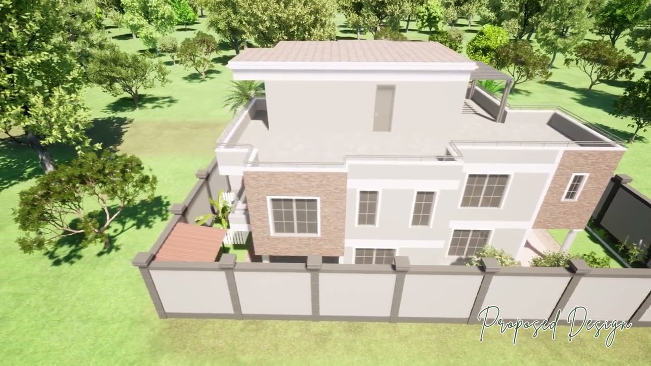 4 Bedroom House Design, Kenya.