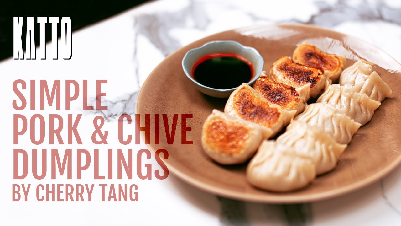 Simple Pork & Chive Dumplings by Cherry Tang | Katto Knives