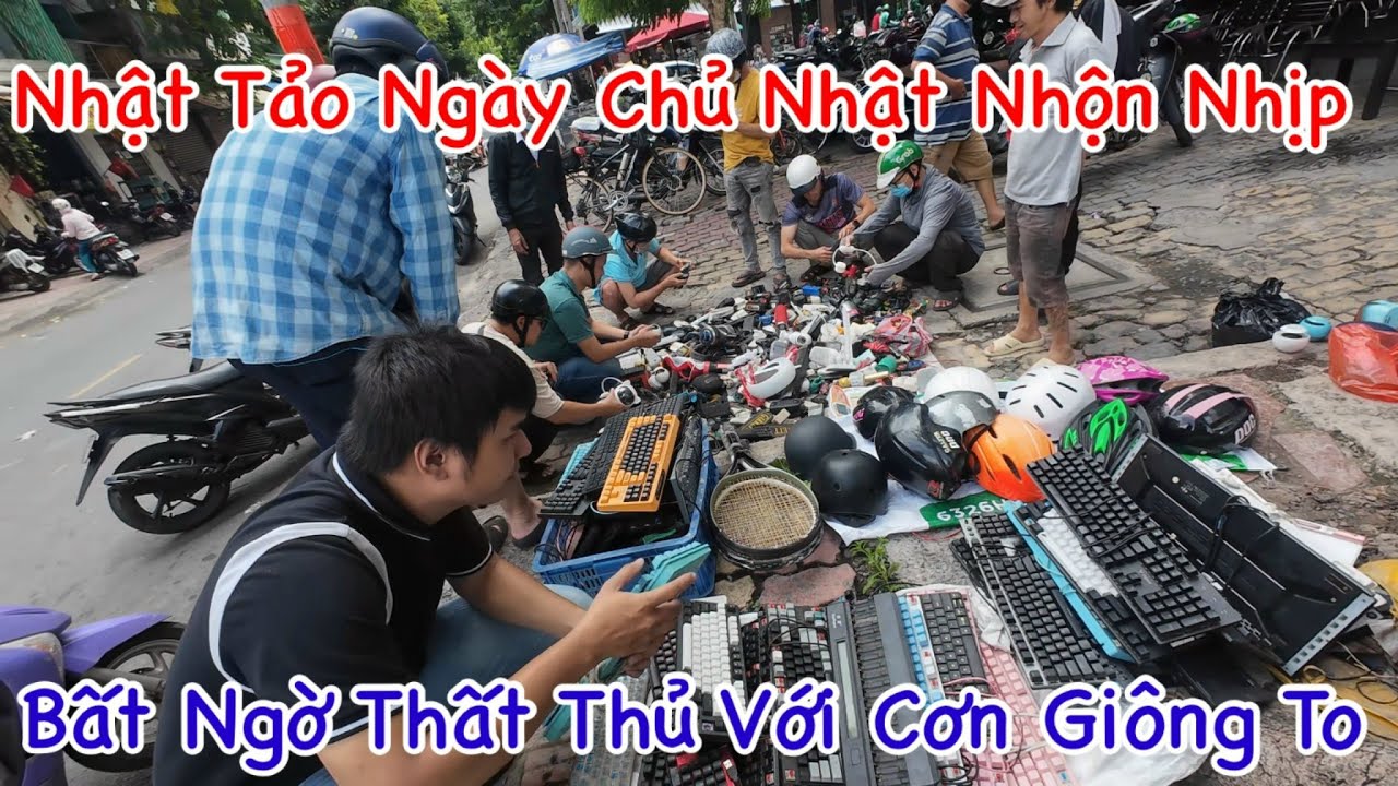 Review Khu Đồ Cũ Nhật Tảo tấp nập người ngày cuối tuần