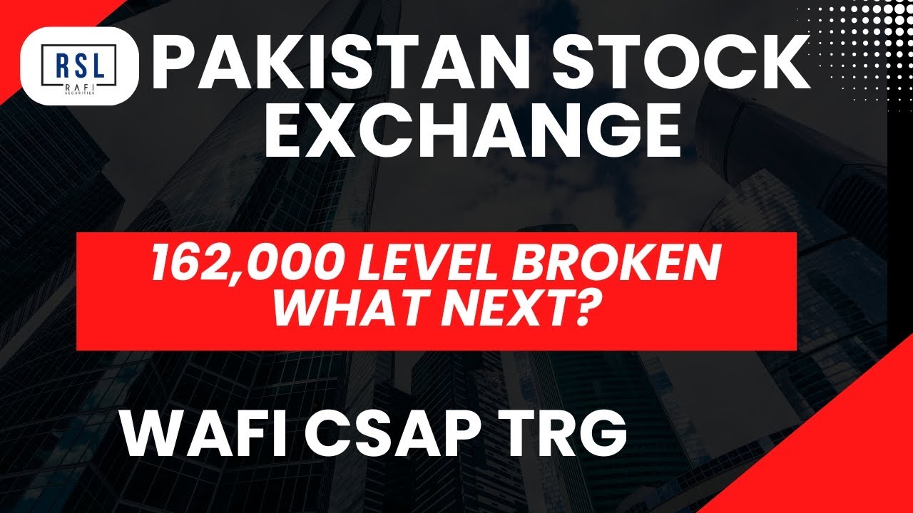 #KSE100 Index Analysis | What To Expect After Breaking of 162,000 | WAFI | CSAP | TRG  📈