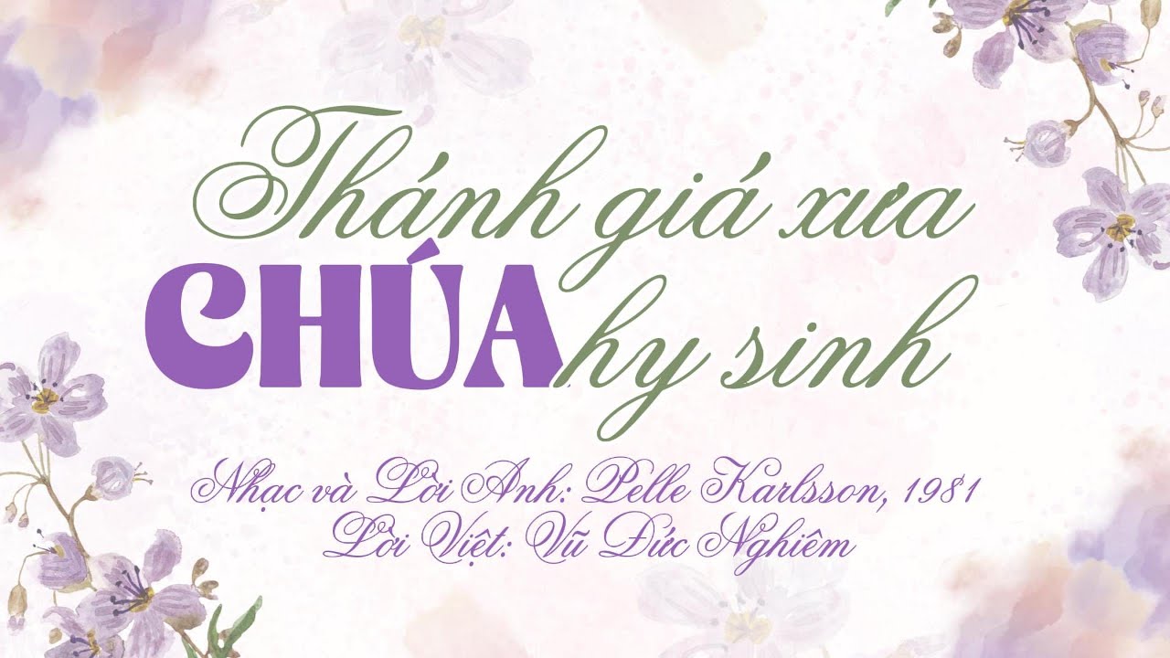 THÁNH GIÁ XƯA CHÚA HY SINH - The Cross Where Jesus Gave His Life I Beat nhạc Tin Lành
