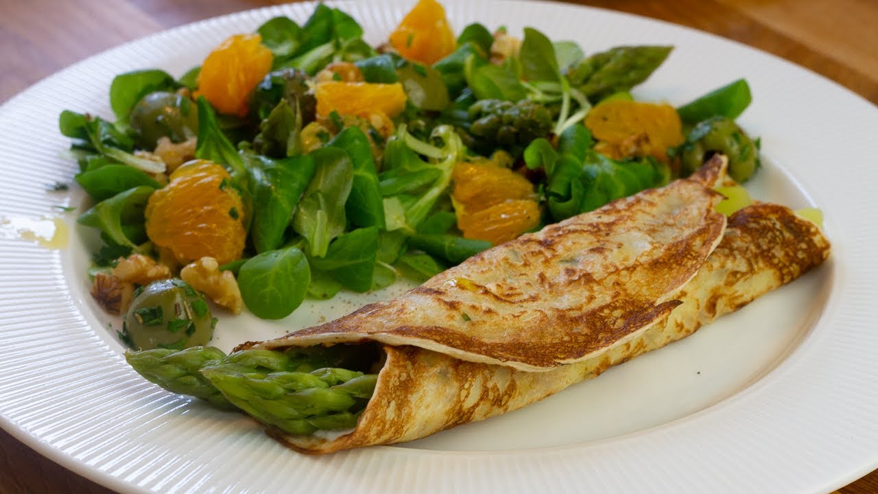 Asparagus in Quark Crêpe