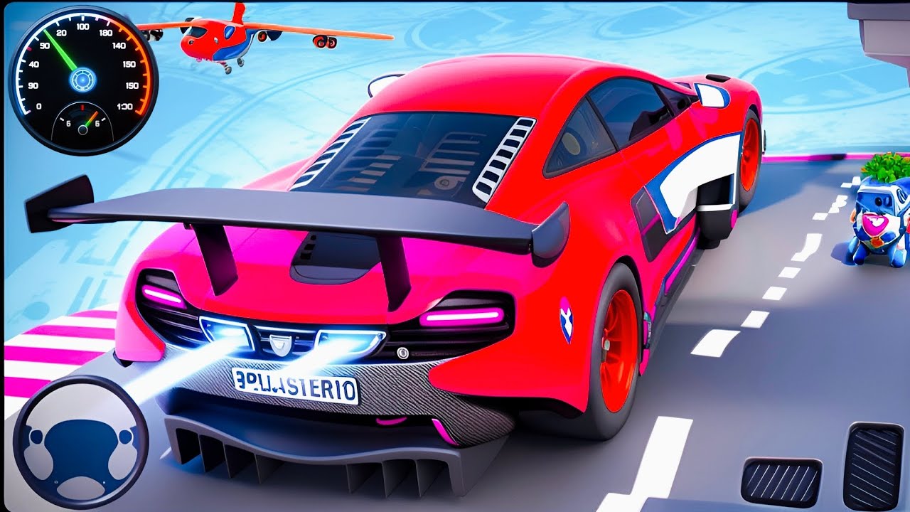 Superhero Car Race Simulator 3D - Mega Ramp & Extreme Cars - Android GamePlay