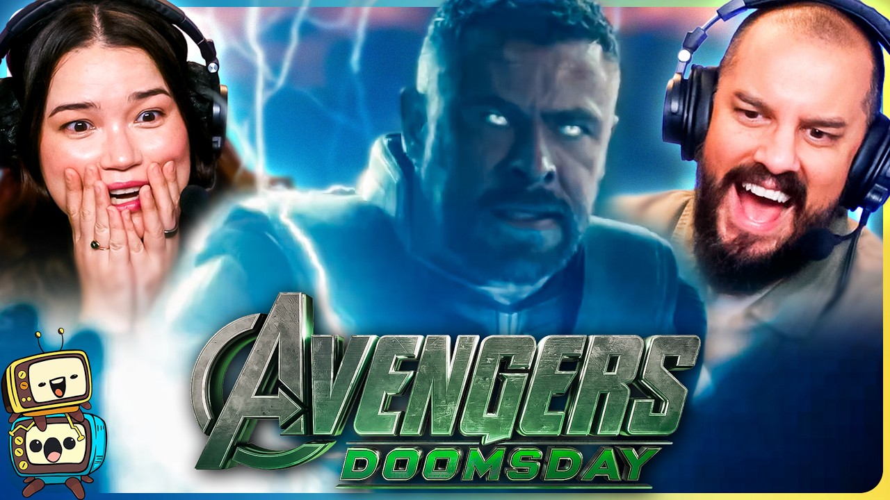AVENGERS: DOOMSDAY Official Trailer Reaction! | Chris Hemsworth | Chris Evans | Robert Downey Jr.