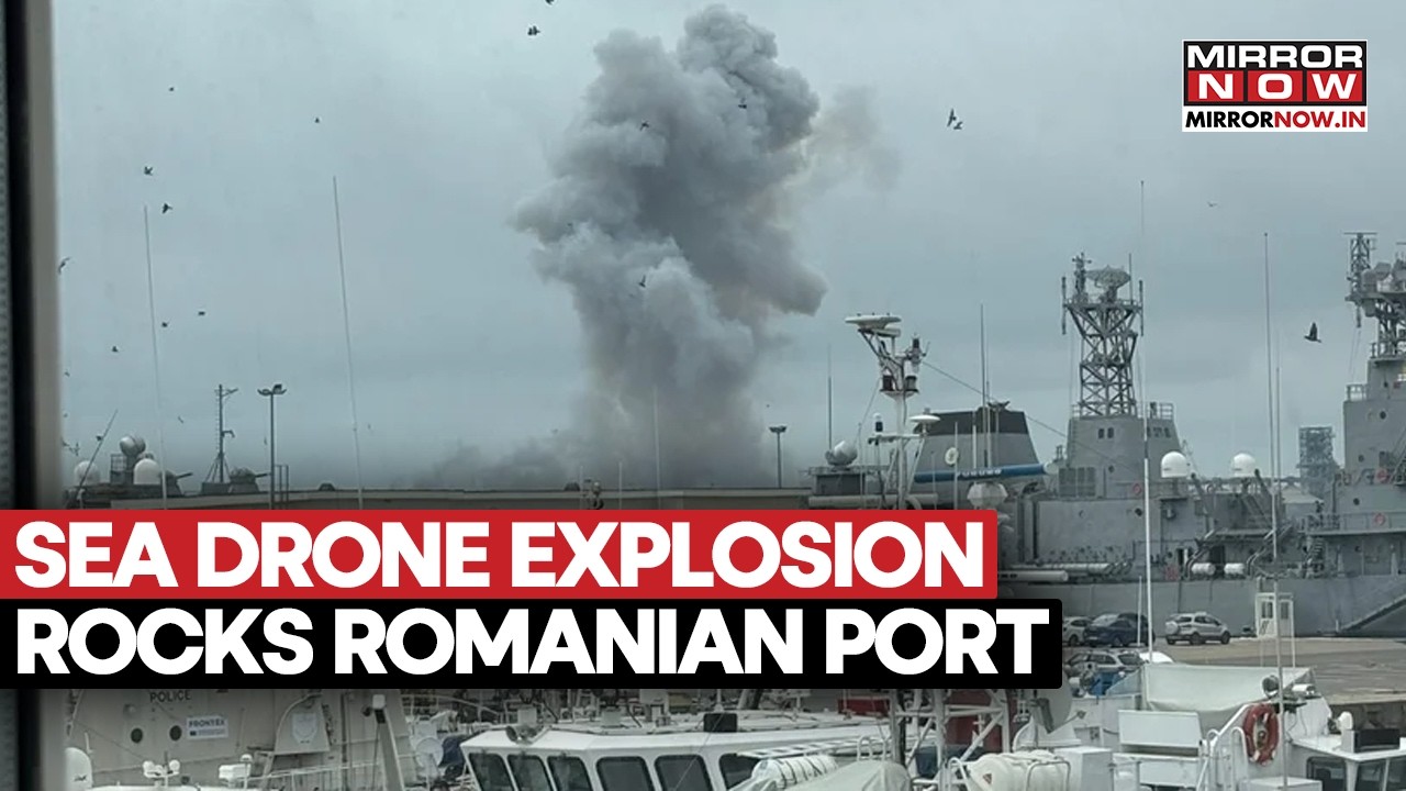 Sea Drone Explosion Rocks Romania's Constana Port, 3 More Sea Drone Found, Defence Ministry Says...