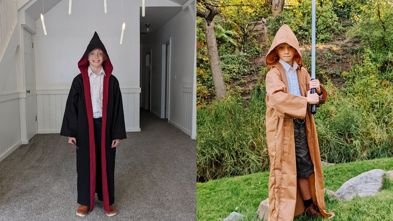How to Make a DIY Costume Robe (Jedi or Harry Potter) with a Free Sewing Pattern