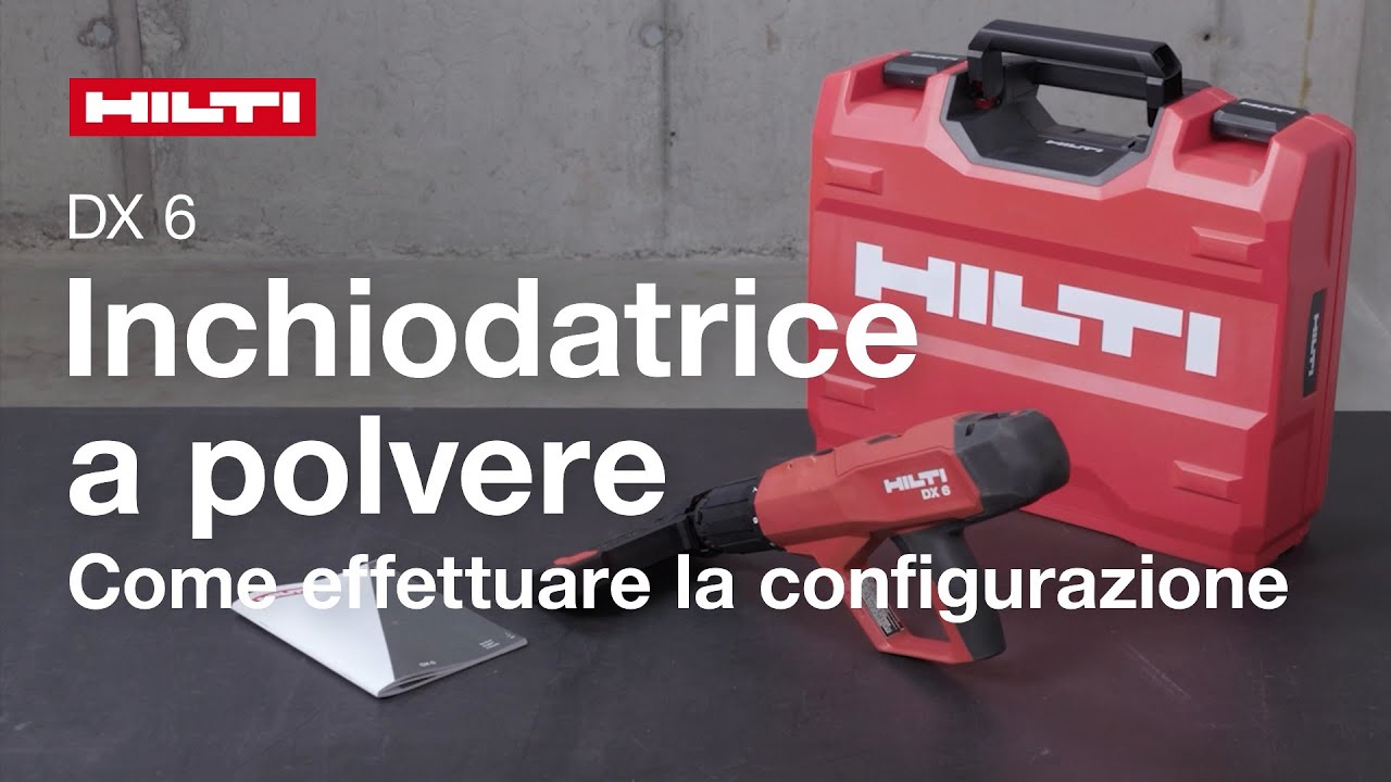 Hilti How to | Inchiodatrice a Polvere DX 6