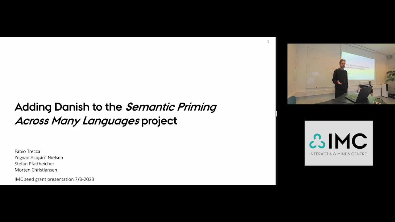 Yngwie Nielsen: Adding Danish to the Semantic Priming Across Many Languages project