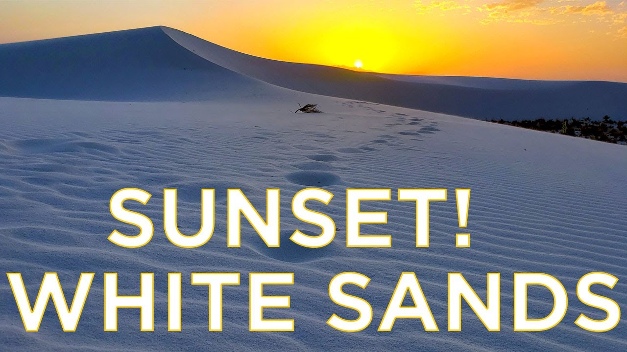 The Ultimate Guide to White Sands, New Mexico~ A Photographer's Haven for Sunset Landscape Shots 🌇