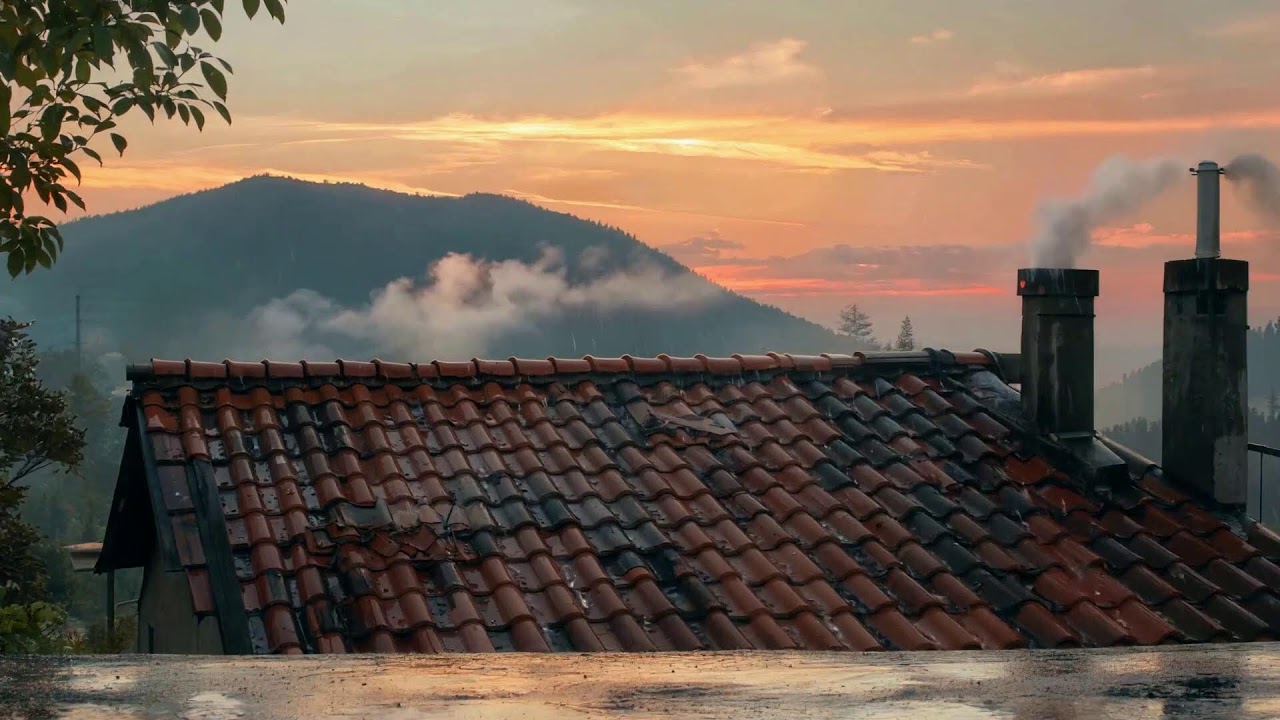 Dark Forest Rainstorm – Heavy Rain, Rolling Thunder & Deep Sleep Rain Sounds