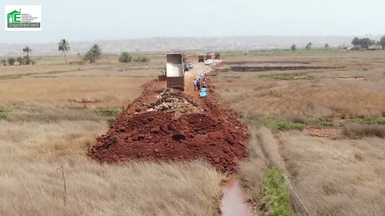 TRAVAUX DE REMBLAI ROUTE DE TAYAKI
