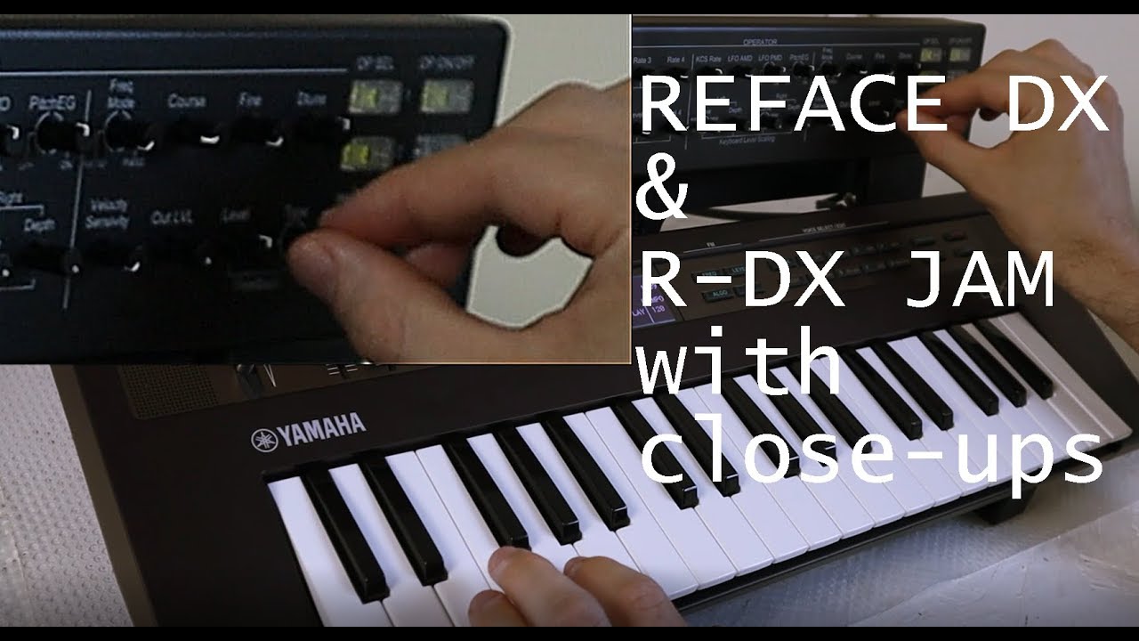 Reface DX + DTronics R-DX synth controller/programmer