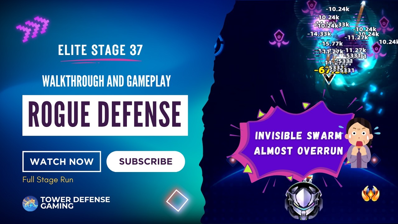 Elite Stage 37 | Invisible Enemies Almost Overran Me
