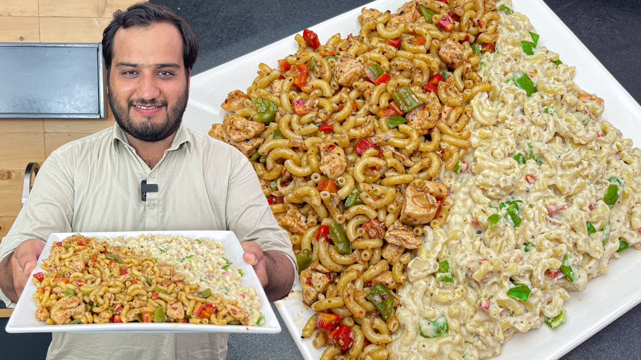 Macaroni Platter - Spicy and White Sauce Macaroni