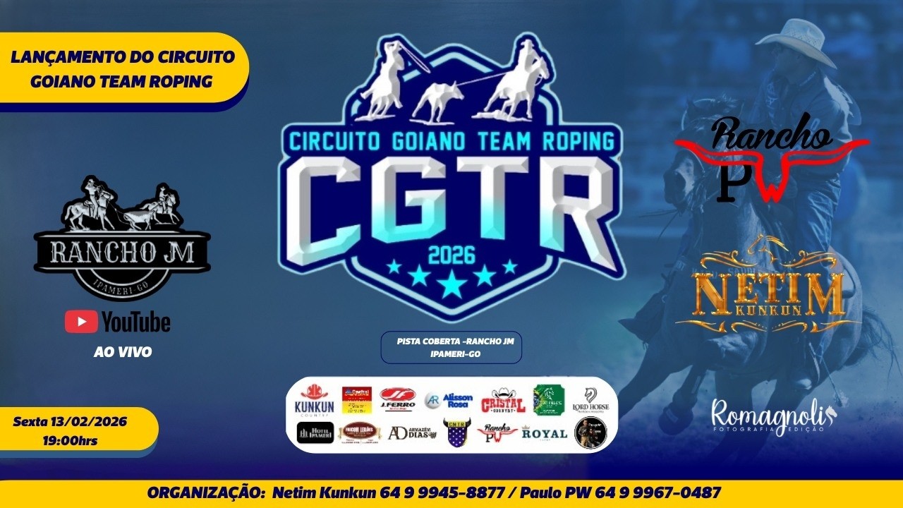 RECEPÇÃO DO CAMPEONATO GOIANO DE TEAM ROPING - 2026